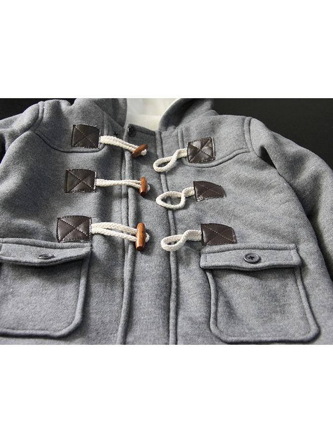 Winter Stylish Baby Toddler Boys Fleece Lining Hooded Coat - dianjiang-