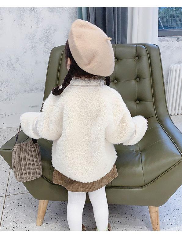 Winter Stylish Toddler Girl Fleece Warm Coat - dianjiang-