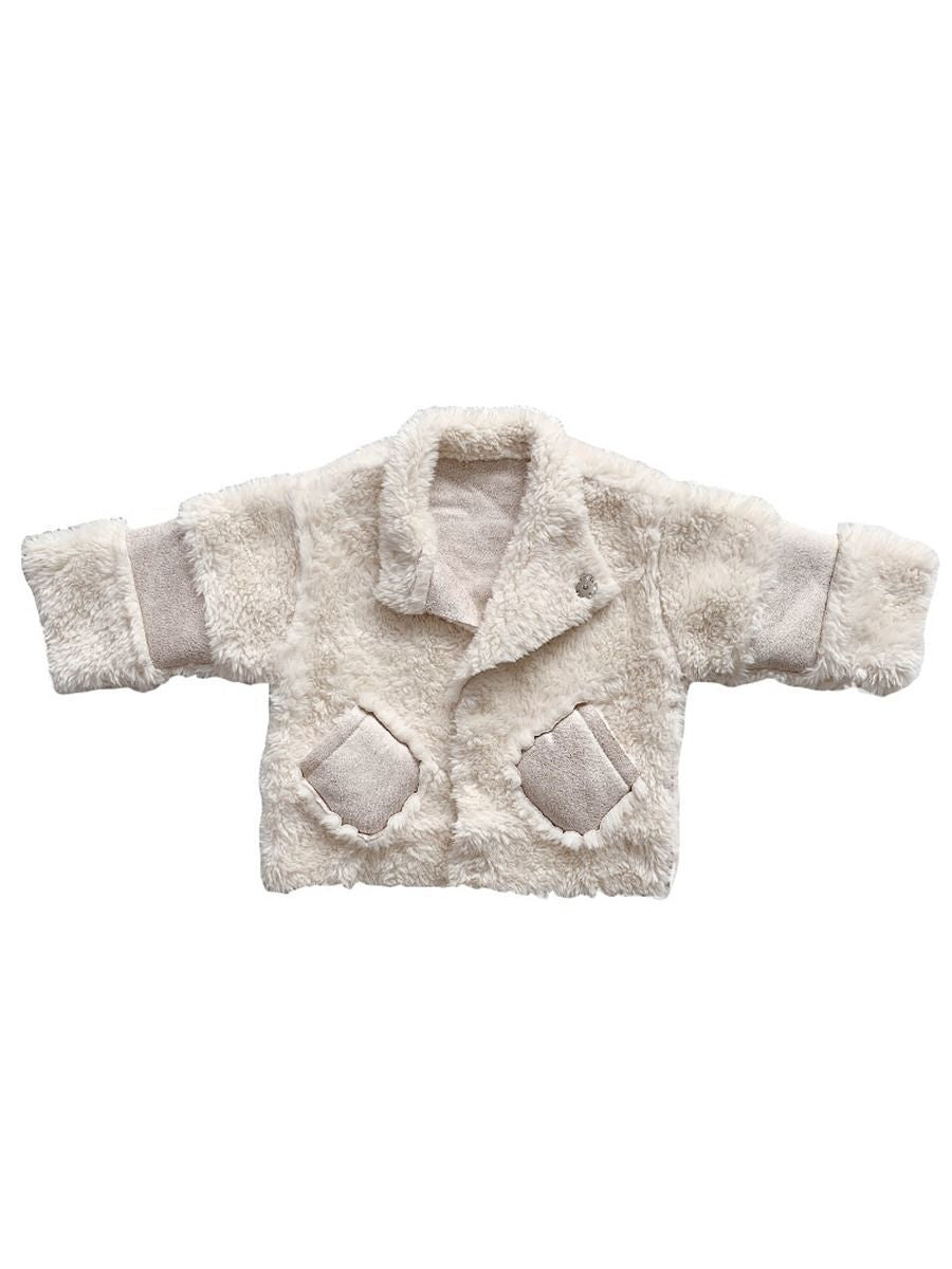 Winter Stylish Toddler Girl Fleece Warm Coat - dianjiang-