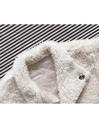 Winter Stylish Toddler Girl Fleece Warm Coat - dianjiang-