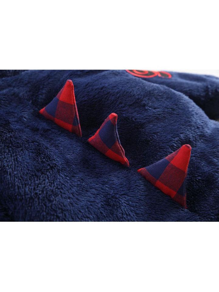 Fashion Toddler Boys Dinosaur Style Fleece-lined Hooded Coat - dianjiang-