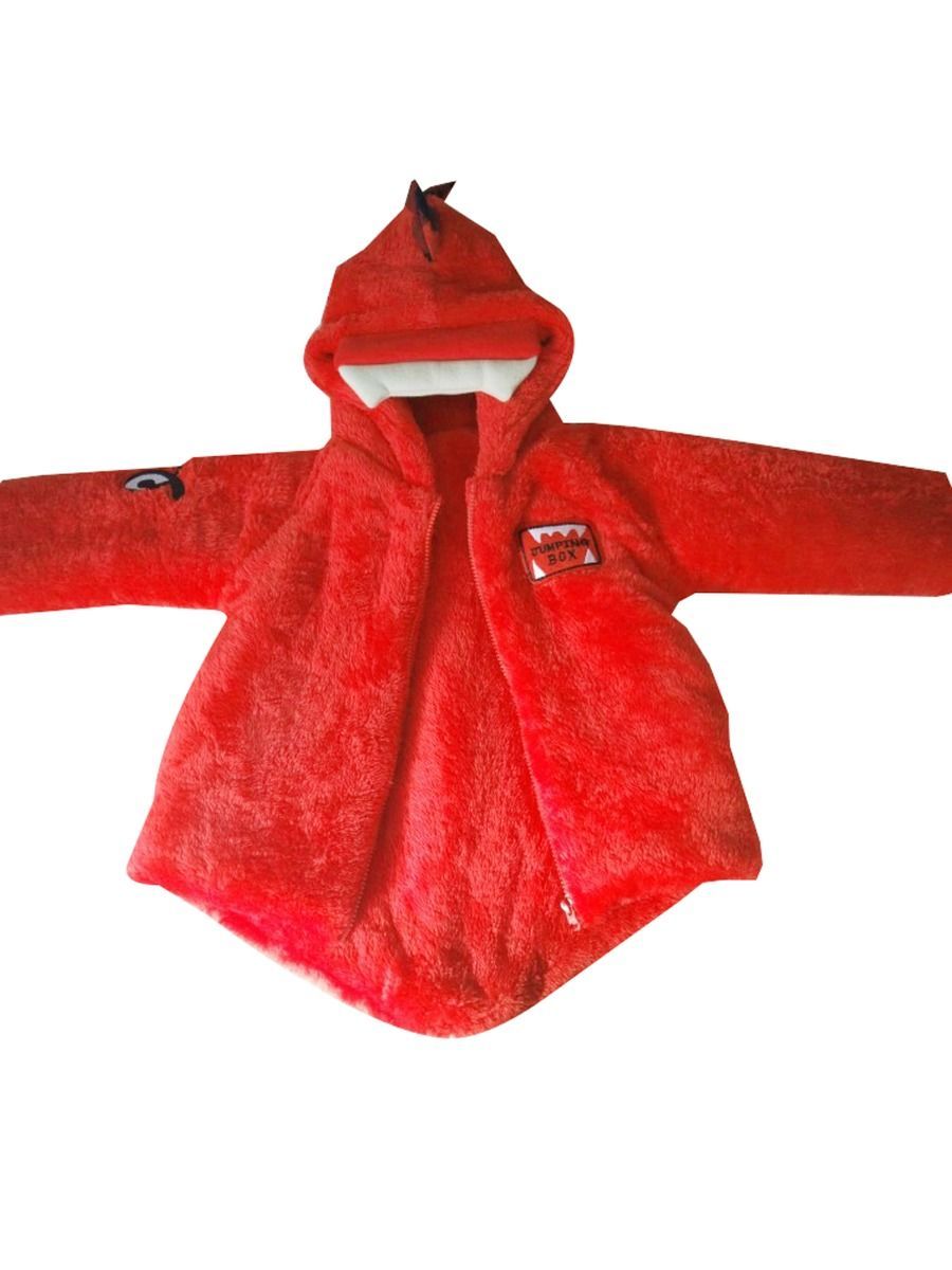 Fashion Toddler Boys Dinosaur Style Fleece-lined Hooded Coat - dianjiang-