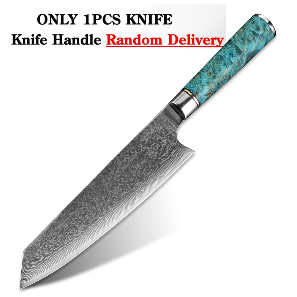 XITUO 1PCS Damascus VG10 Steel 8-inch Chef Knife Professional Japanes Kiritsuke Gyuto Cleaver Slicing Kitchen Knife Cooking Tool - dianjiang-