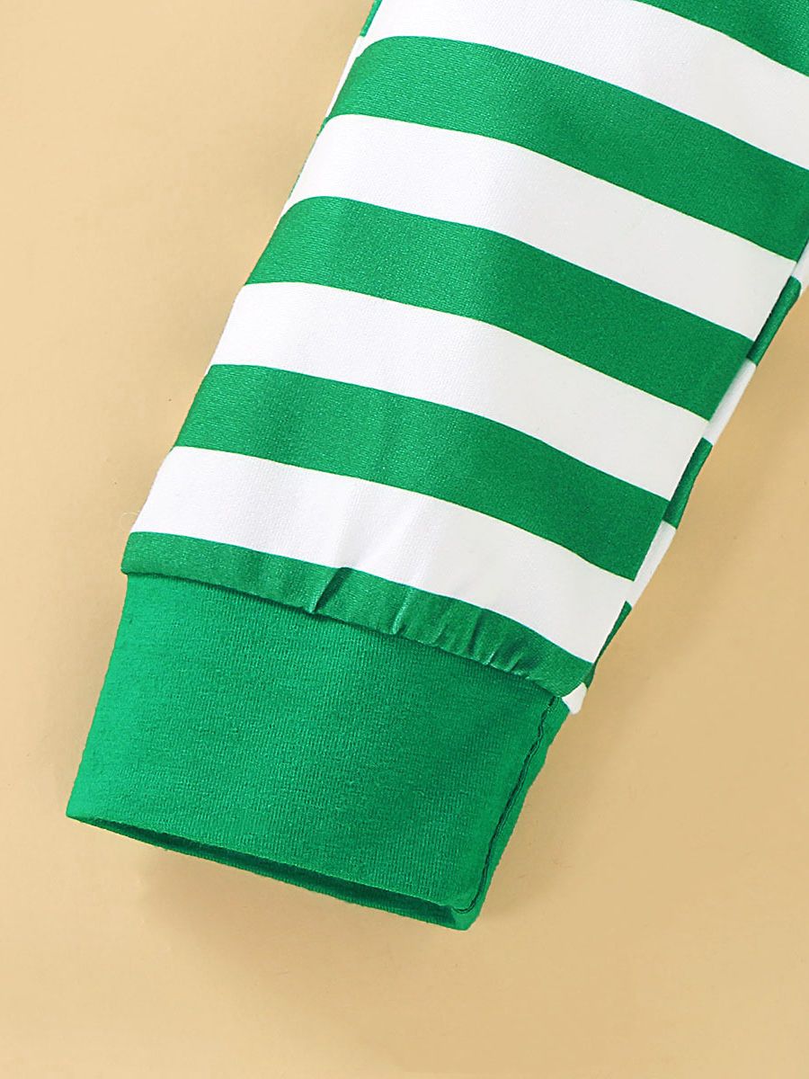 XMAS Baby 3-Piece Set Deer Romper+Stripe Pants+Hat - dianjiang-