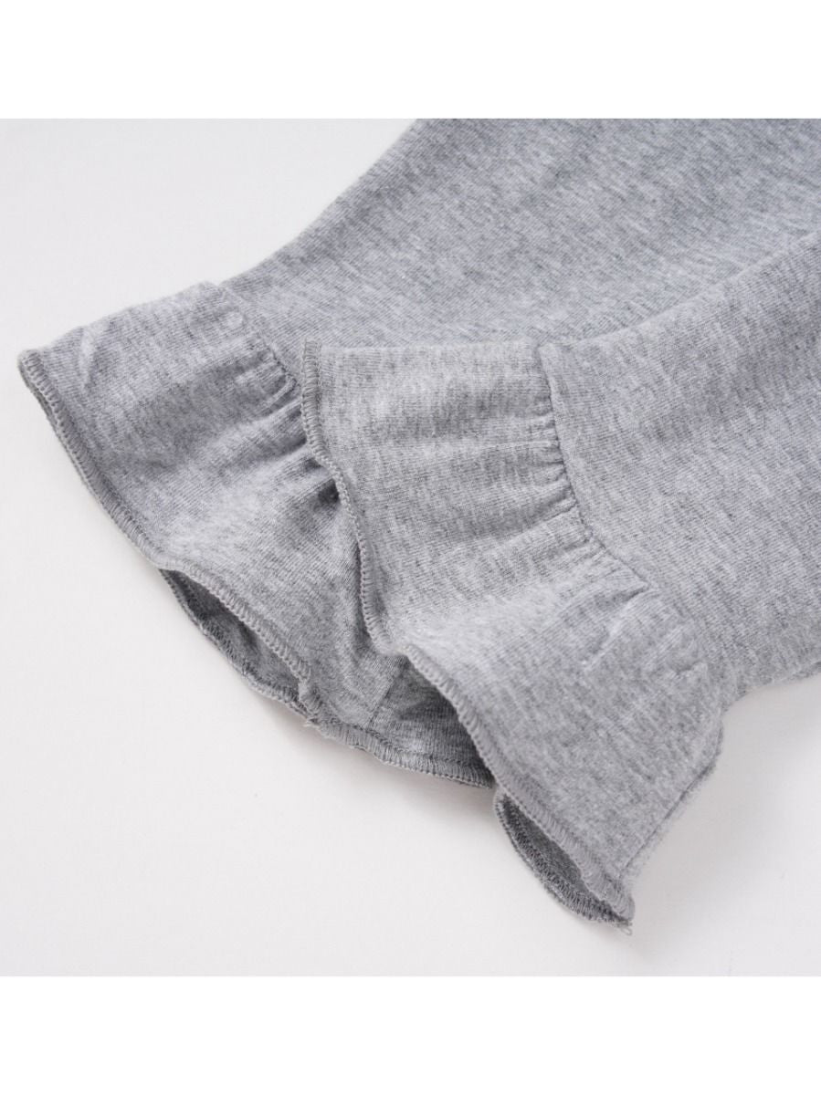 Xmas Baby Toddler Girl 2-Piece Set Deer Frilled T-shirt & Checked Pants - dianjiang-