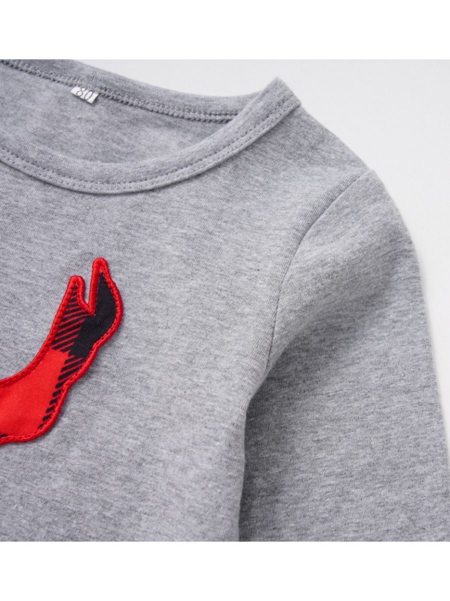 Xmas Baby Toddler Girl 2-Piece Set Deer Frilled T-shirt & Checked Pants - dianjiang-