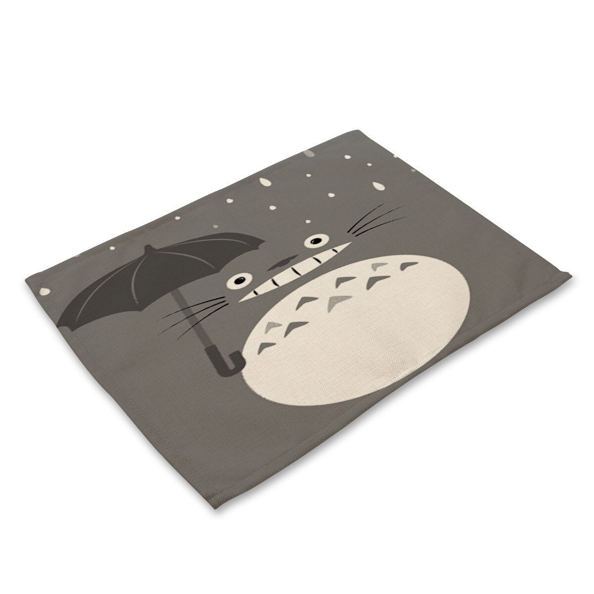 Yilin Cartoon Totoro Table Mats Nordic Home Placemat for Dining Table Linen Rectangle Kitchen Decoration Accessories Home - dianjiang-