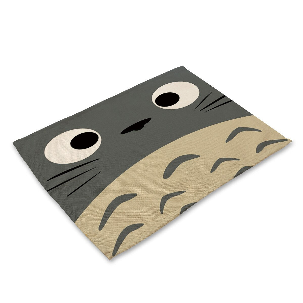 Yilin Cartoon Totoro Table Mats Nordic Home Placemat for Dining Table Linen Rectangle Kitchen Decoration Accessories Home - dianjiang-