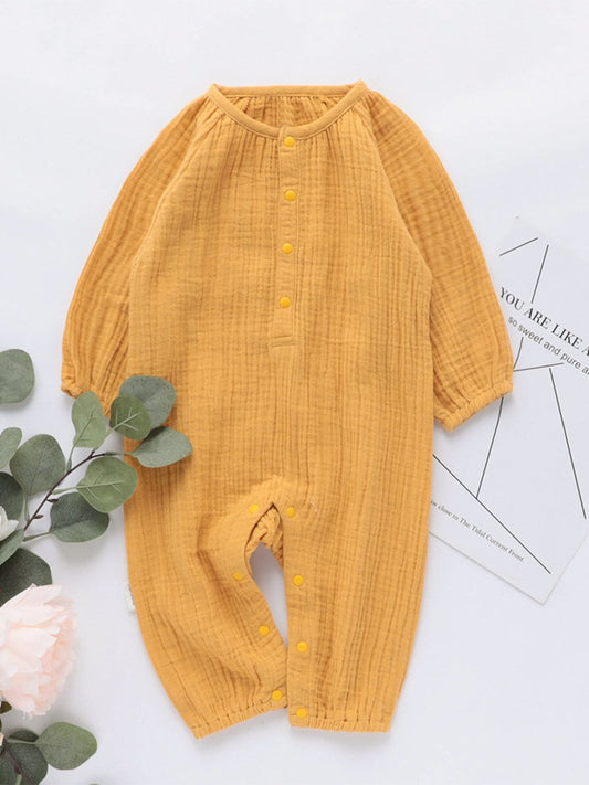 Baby Jumpsuit Full Open Soft Crawling Suit - dianjiang-