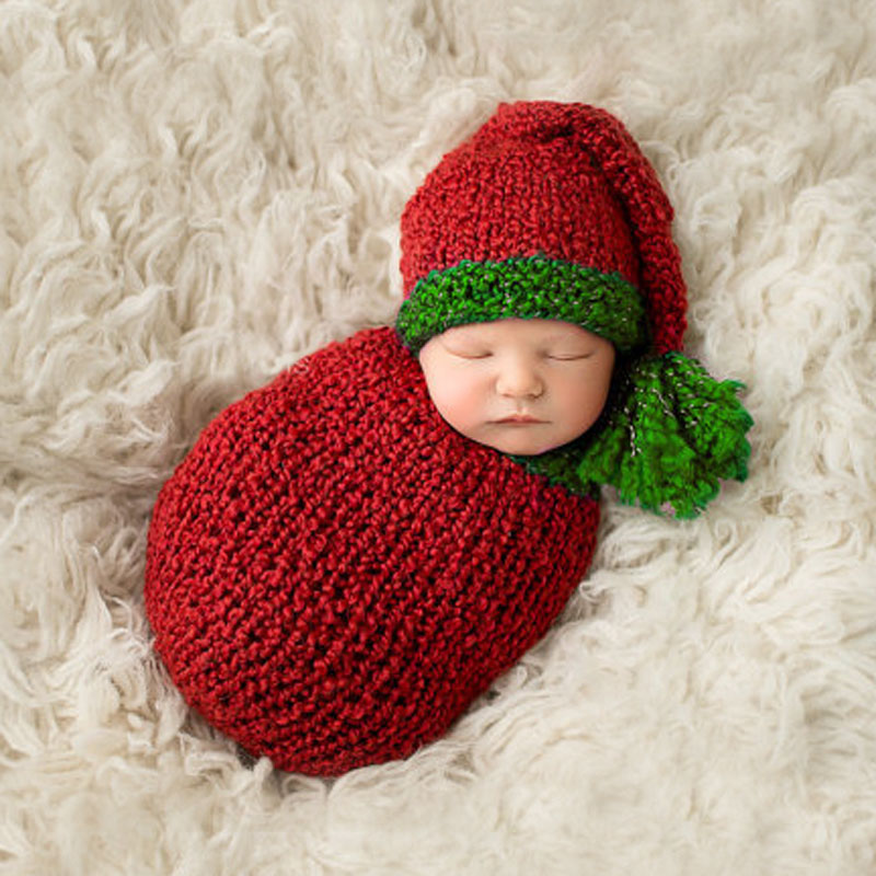 Newborn Handmade Woolen Knitted Baby Photo Clothes - dianjiang-