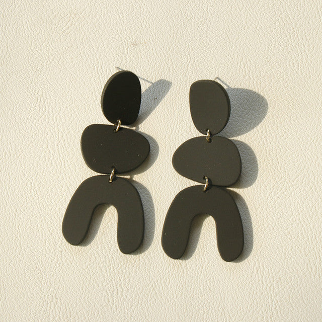 Acrylic Clay Earrings - dianjiang-