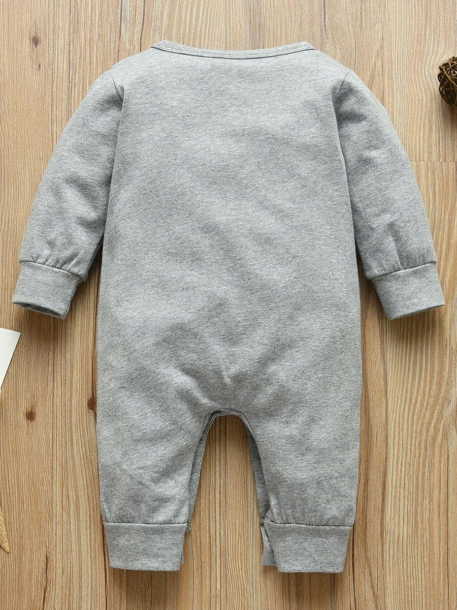 Baby Jumpsuit Soft Cotton Long-sleeved Crawling Suit - dianjiang-