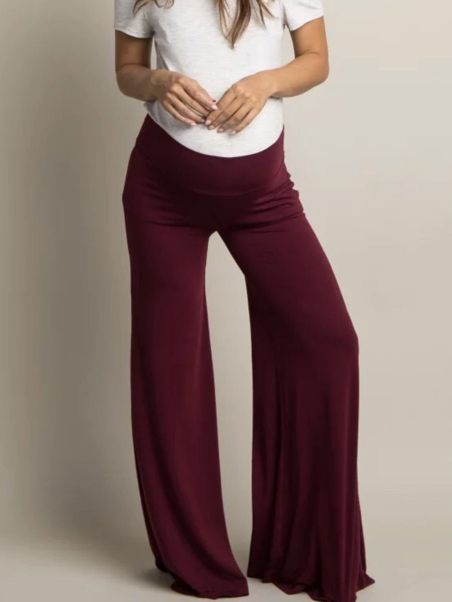 Pregnant Women Loose Wide-leg Flared Pants - dianjiang-