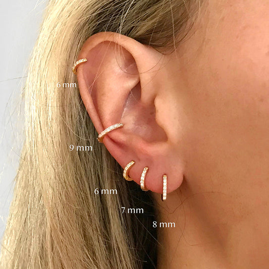 Minimalist Hoop Earrings - dianjiang-