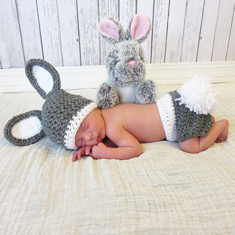 Newborn Knitted Lobster Photography Clothing - dianjiang-