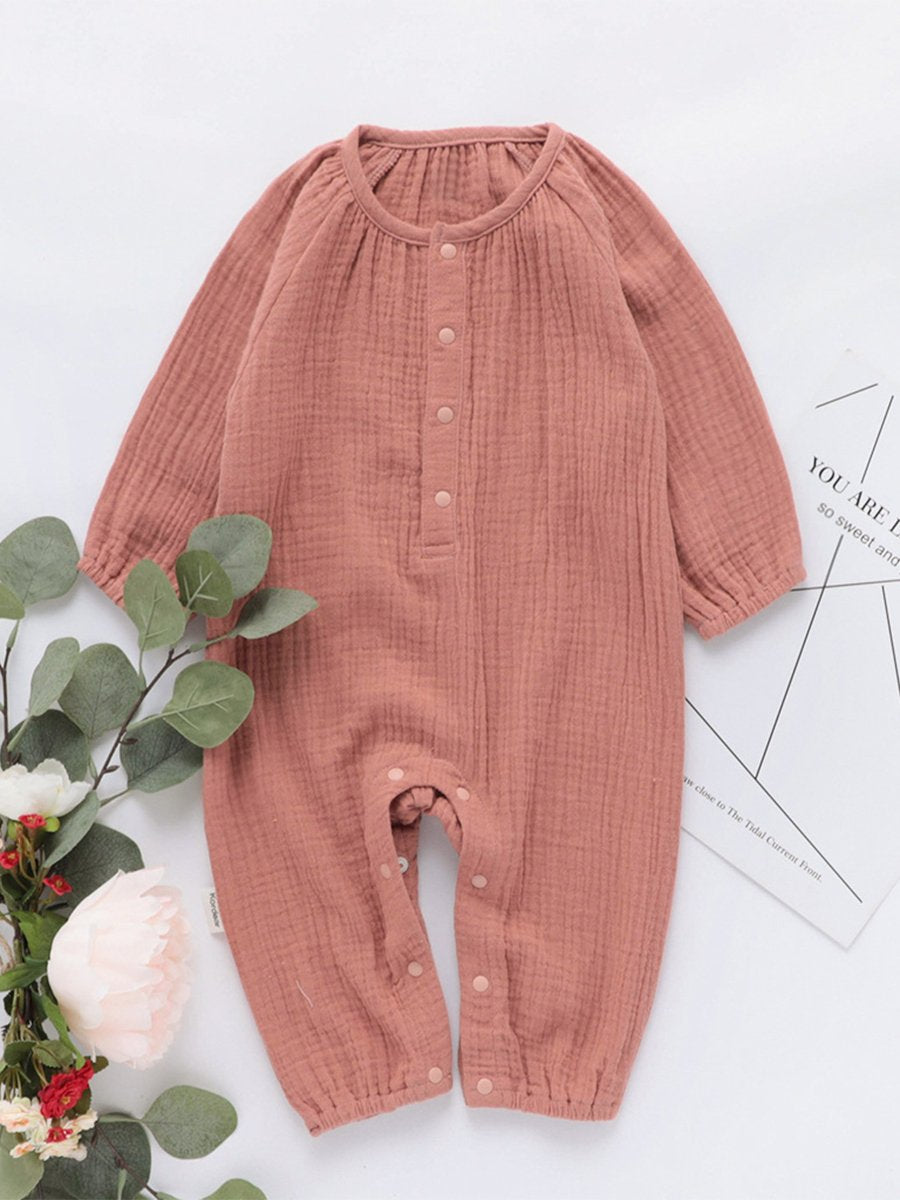 Baby Jumpsuit Full Open Soft Crawling Suit - dianjiang-