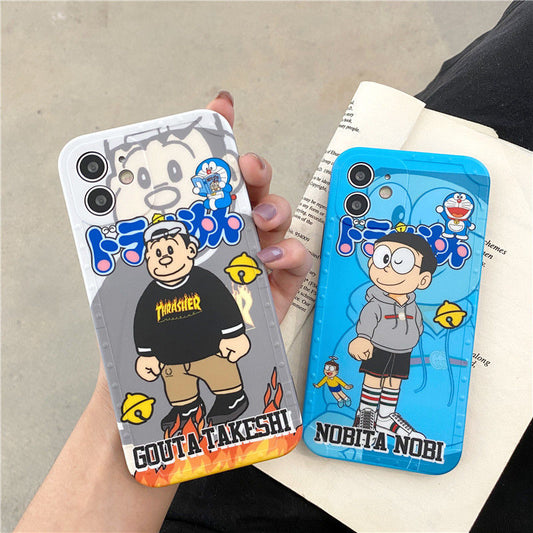 日本のタイドブランド漫画太った虎のび太パーソナリティiPhoneケース - dianjiang-