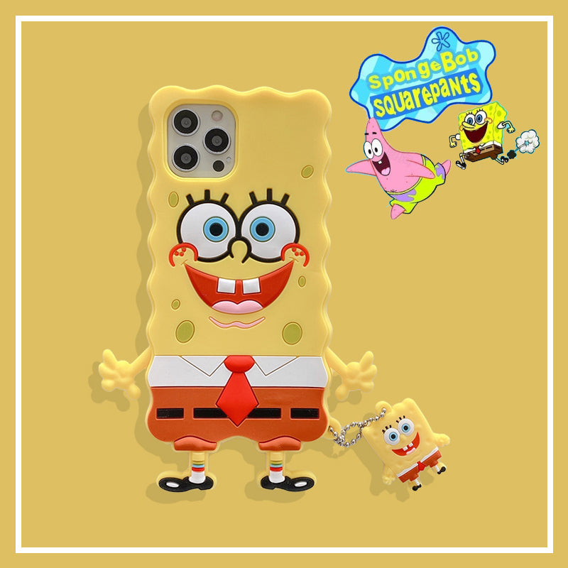 SpongeBobシリコーンステレオiPhoneケース - dianjiang-