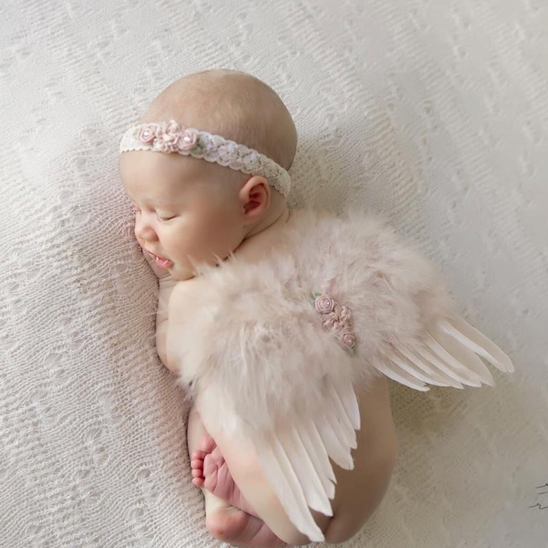 Baby Angel Wings Hair Accessories Hair Band Shooting Suit - dianjiang-