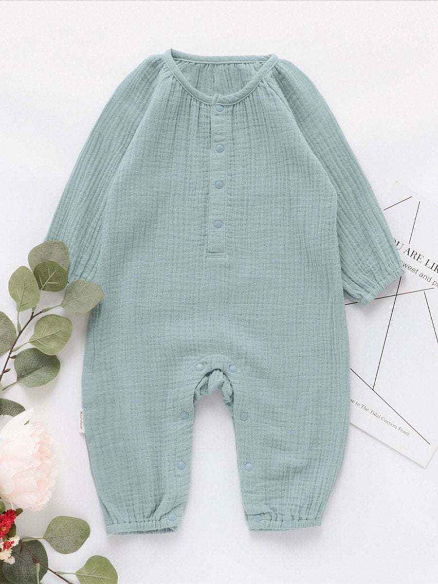 Baby Jumpsuit Full Open Soft Crawling Suit - dianjiang-