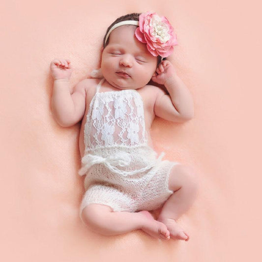 Newborn Photo Suit Mohair Lace Pants - dianjiang-