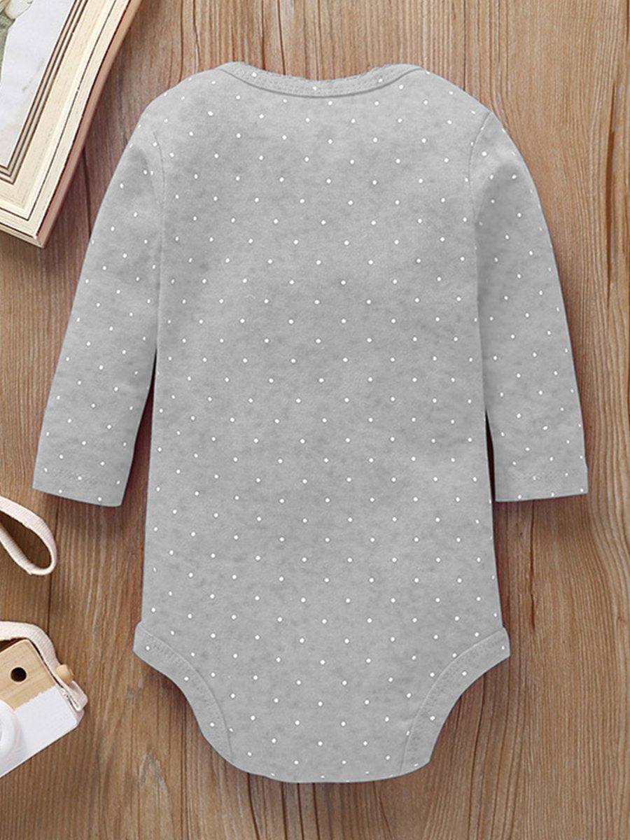 Long-sleeved Baby Jumpsuit Soft Cotton Crawling Suit - dianjiang-